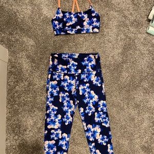 Athletic Leggings and Sports Bra